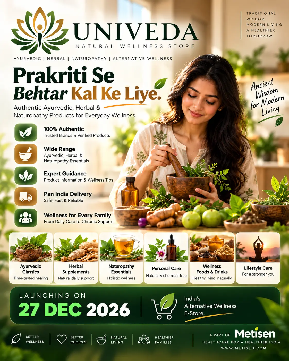 Univeda launch poster