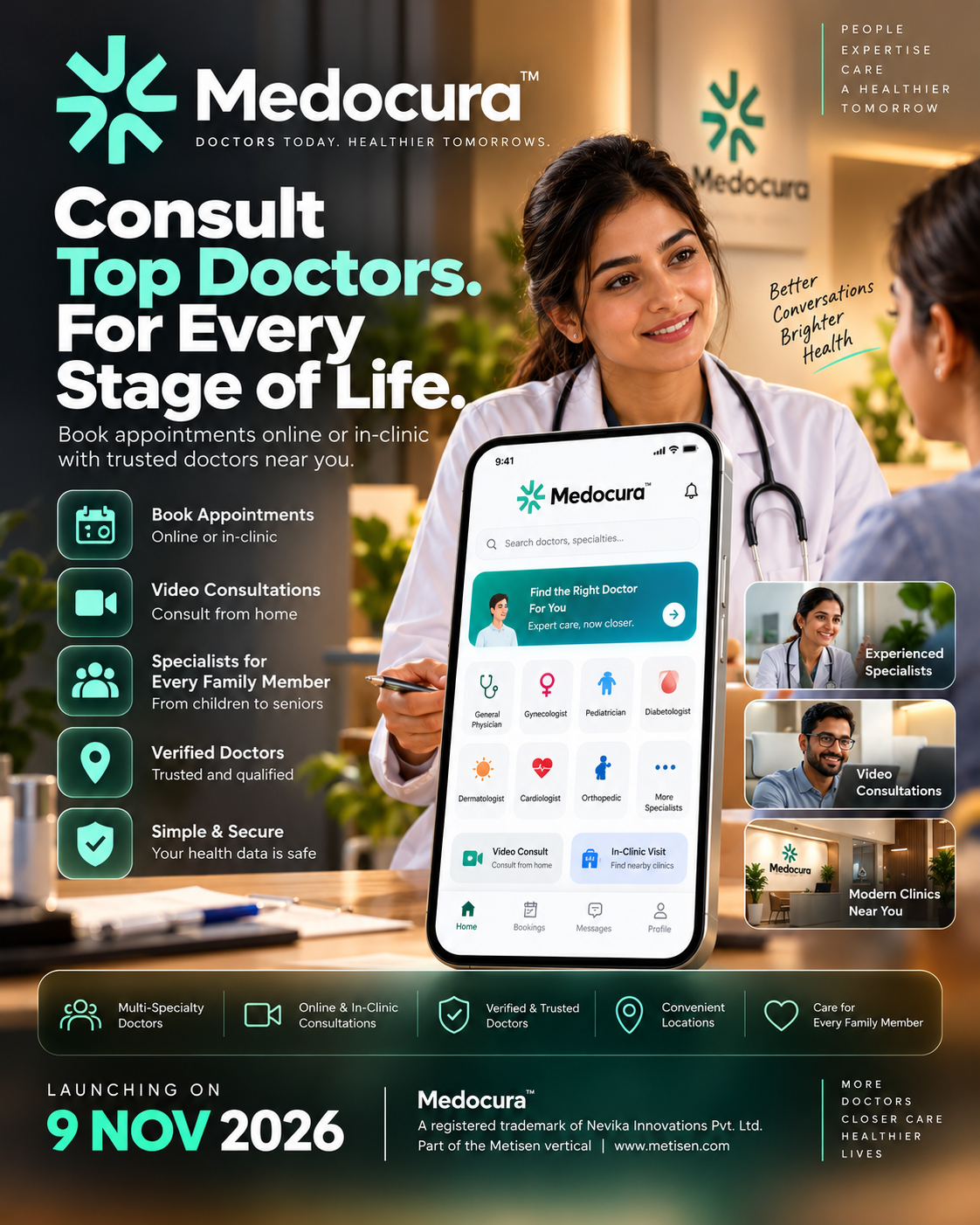 Medocura launch poster
